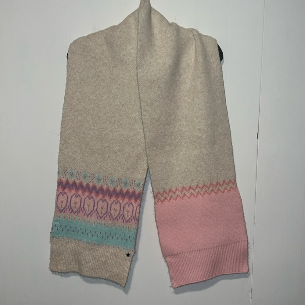 Jocelyn Women’s Pastel Fair Isle Print Scarf A910